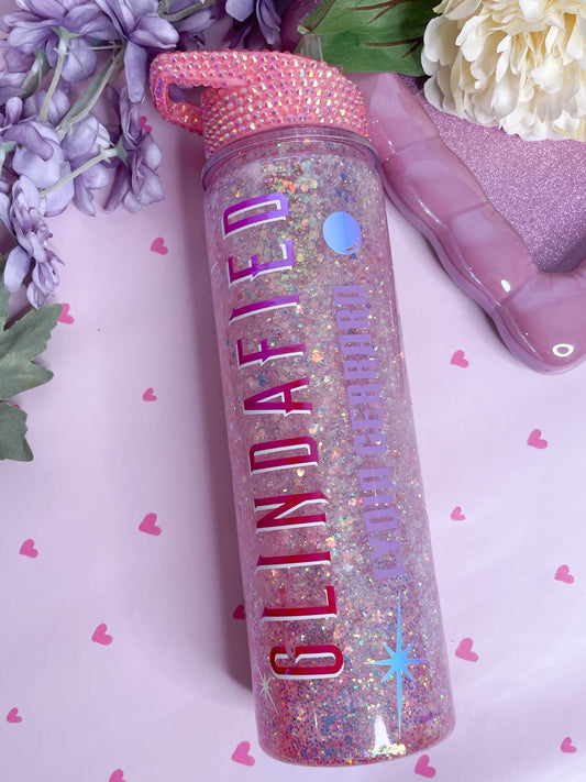 Water Bottle 15oz Snowglobe Tumbler