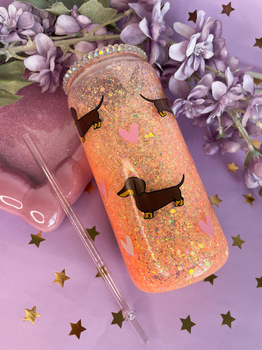 Hot Dog Summer 15oz Acrylic Snowglobe Tumbler