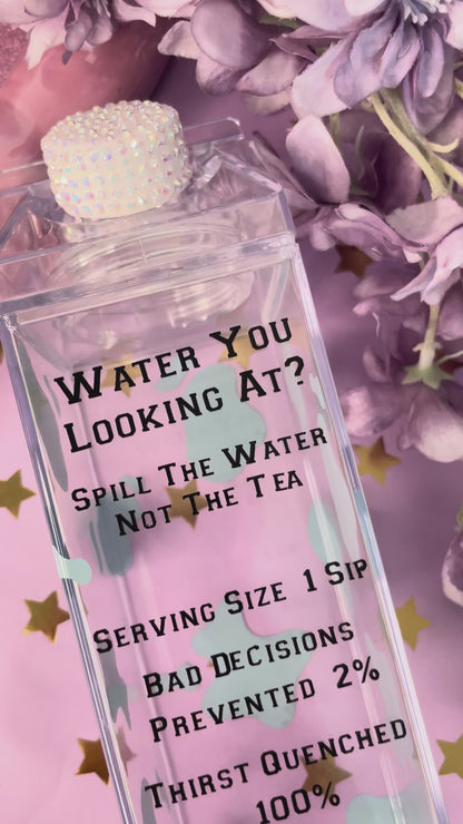 Water You Looking At - 500ml Milk Carton Tumbler